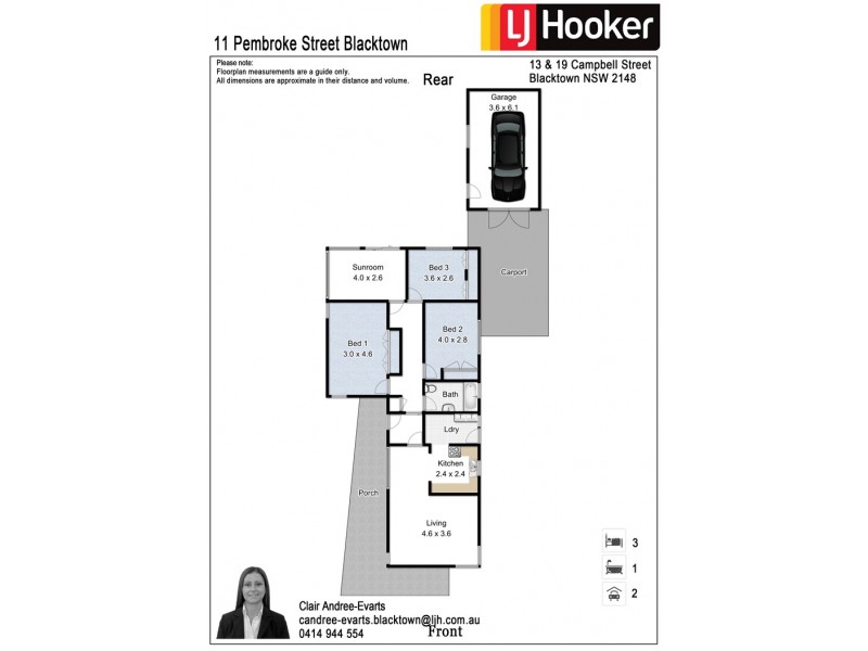 11 Pembroke Street, Blacktown NSW 2148 Floorplan