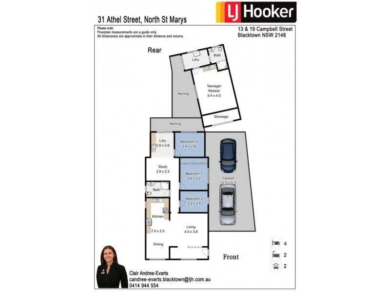 31 Athel Street, St Marys North NSW 2760 Floorplan