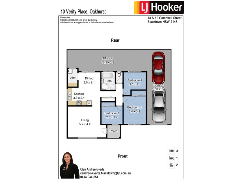 10 Verity Place, Oakhurst NSW 2761 Floorplan