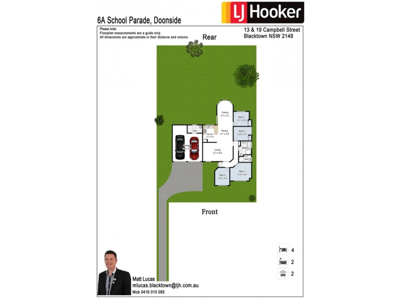 6a School Parade, Doonside NSW 2767 Floorplan