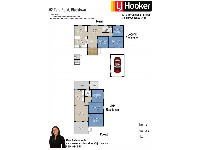 52 Tara Road, Blacktown NSW 2148 Floorplan