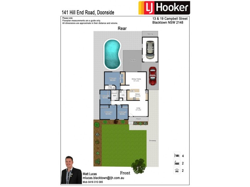 141 Hill End Road, Doonside NSW 2767 Floorplan