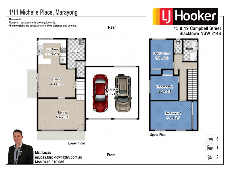 1/11 Michelle Place, Marayong NSW 2148 Floorplan