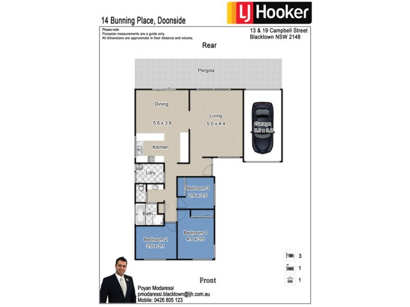 14 Bunning Place, Doonside NSW 2767 Floorplan