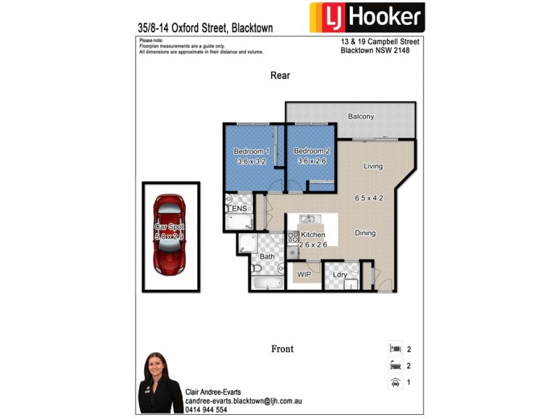 35/8-14 Oxford Street, Blacktown NSW 2148 Floorplan