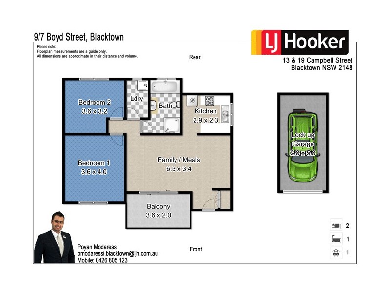 9/7 Boyd Street, Blacktown NSW 2148 Floorplan