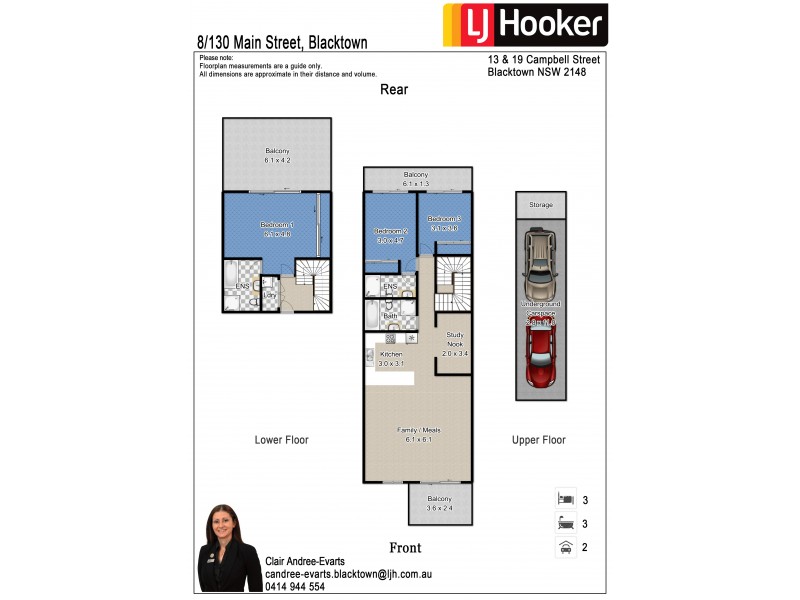 8/130 Main Street, Blacktown NSW 2148 Floorplan
