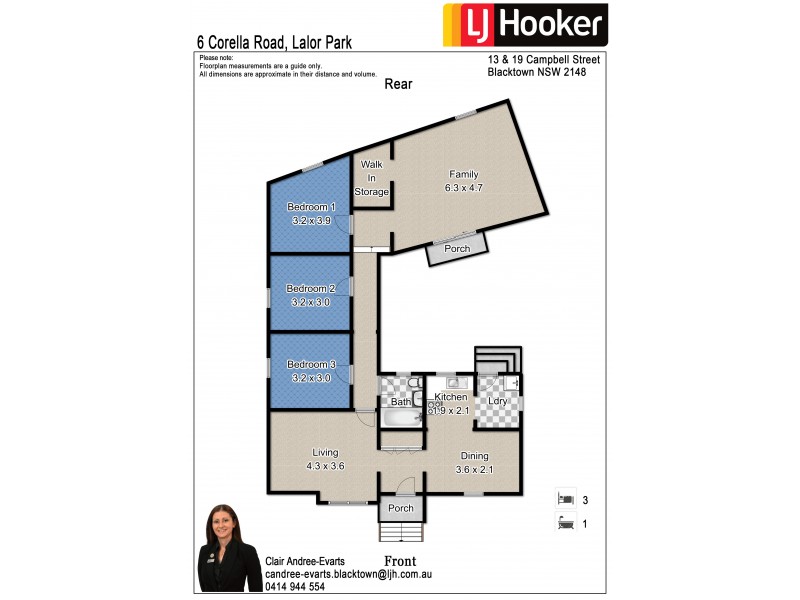 6 Corella Road, Lalor Park NSW 2147 Floorplan