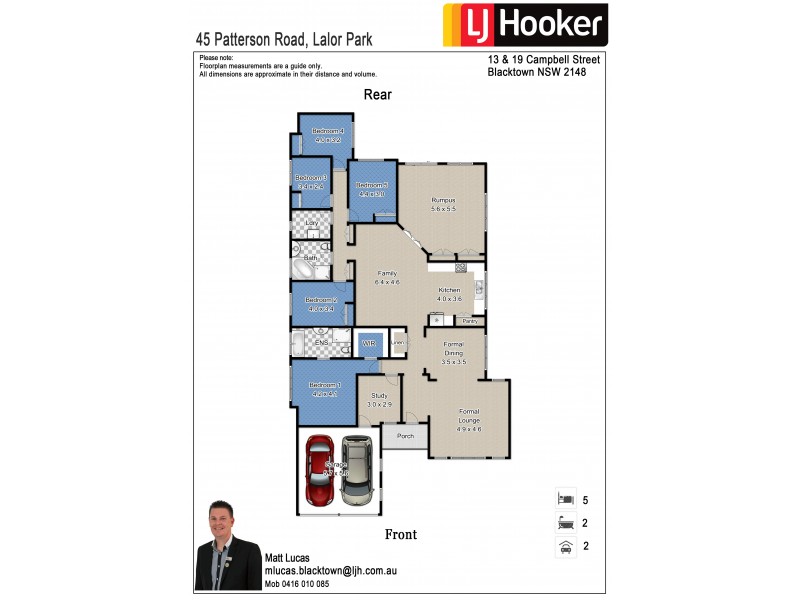 45 Patterson Road, Lalor Park NSW 2147 Floorplan