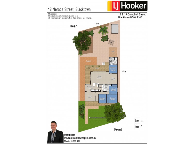 12 Nerada Street, Blacktown NSW 2148 Floorplan