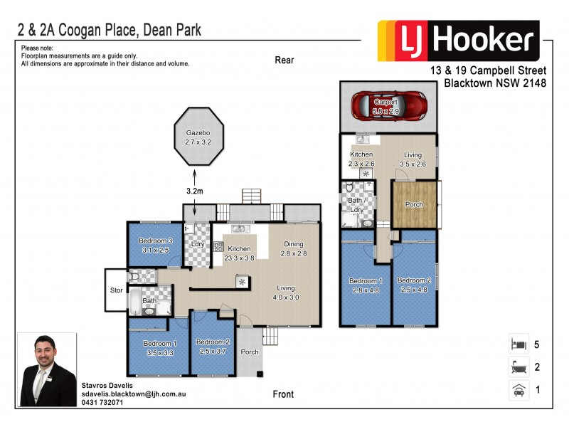 2 & 2A Coogan Place, Dean Park NSW 2761 Floorplan