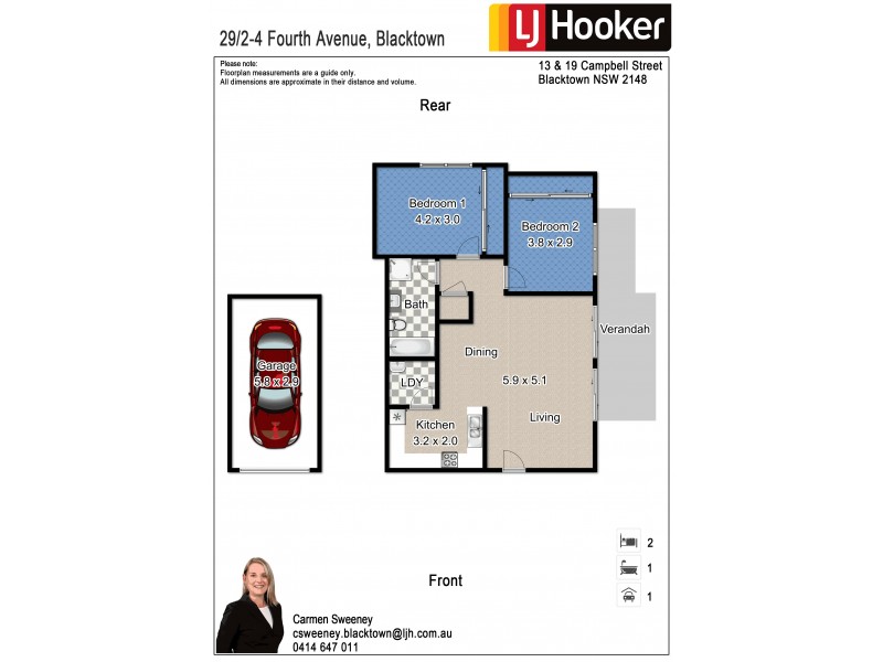 Unit 29/2-4 Fourth Avenue, Blacktown NSW 2148 Floorplan