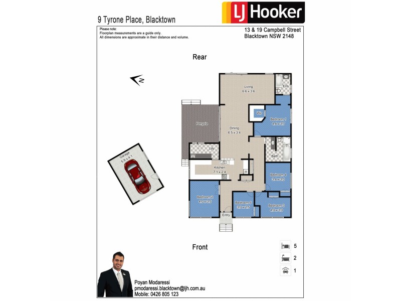 9 Tyrone Place, Blacktown NSW 2148 Floorplan