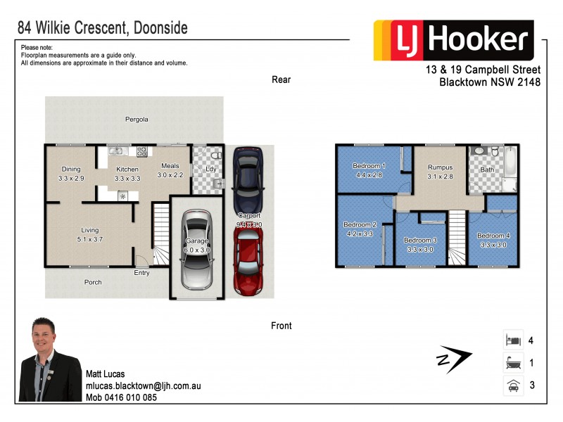 84 Wilkie Crescent, Doonside NSW 2767 Floorplan
