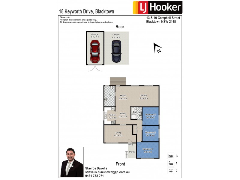 18 Keyworth Drive, Blacktown NSW 2148 Floorplan