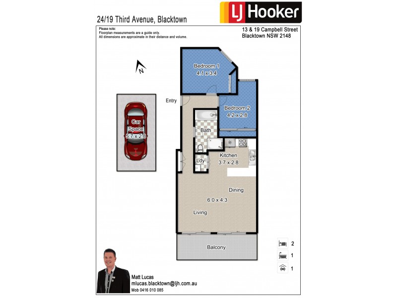 24/17-19 Third Avenue, Blacktown NSW 2148 Floorplan