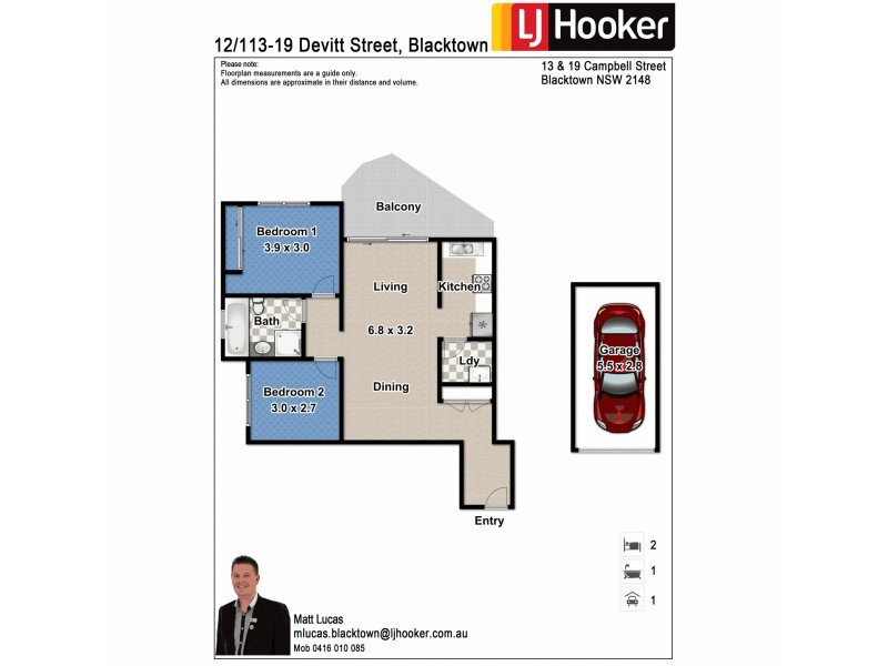 12/13-19 Devitt Street, Blacktown NSW 2148 Floorplan