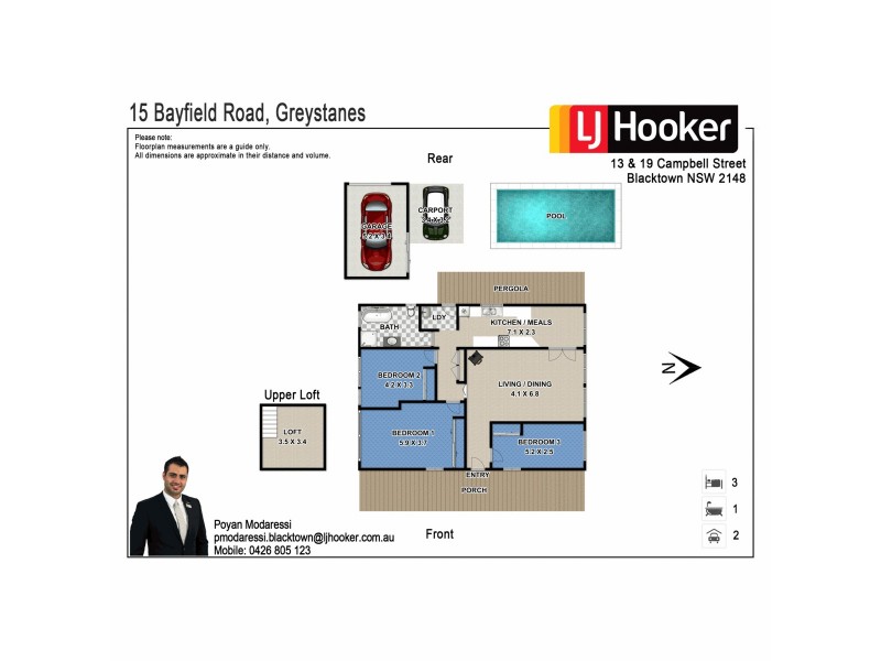 15 Bayfield Road, Greystanes NSW 2145 Floorplan