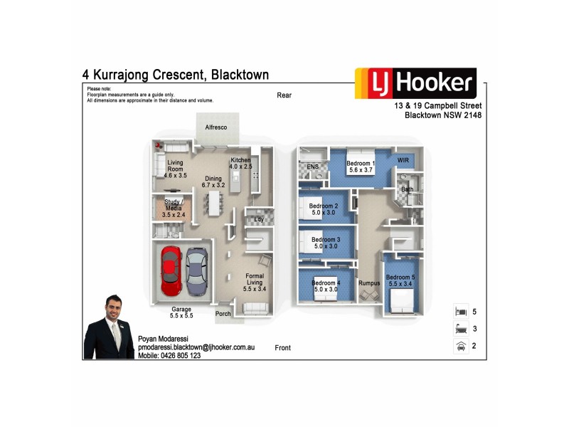 4 Kurrajong Crescent, Blacktown NSW 2148 Floorplan