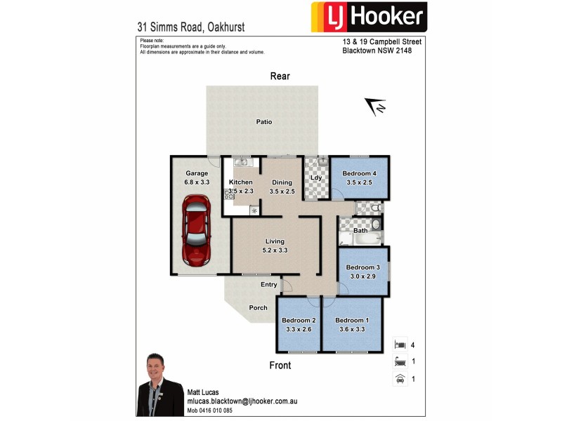 31 Simms Road, Oakhurst NSW 2761 Floorplan