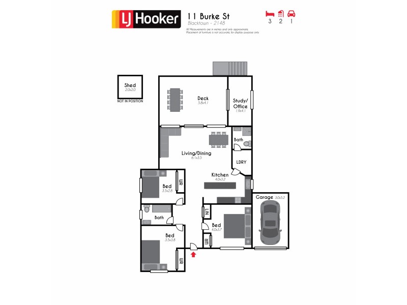 11 Burke Street, Blacktown NSW 2148 Floorplan