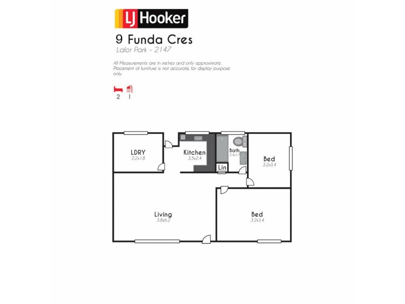 9 Funda Crescent, Lalor Park NSW 2147 Floorplan