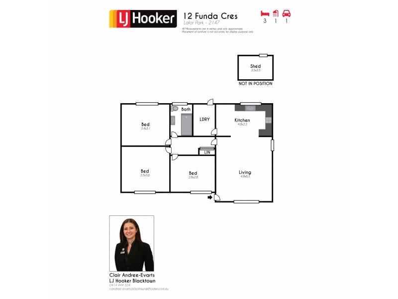 12 Funda Crescent, Lalor Park NSW 2147 Floorplan