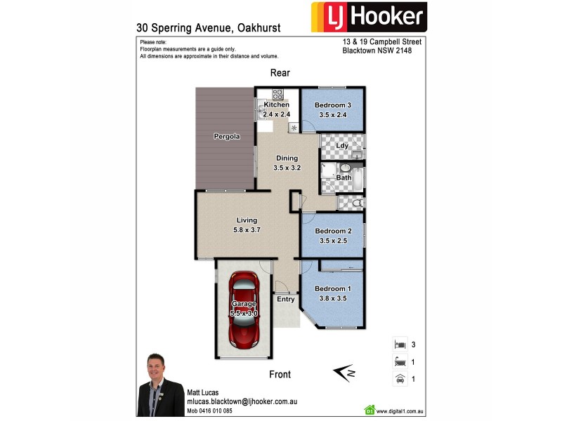 30 Sperring Avenue, Oakhurst NSW 2761 Floorplan