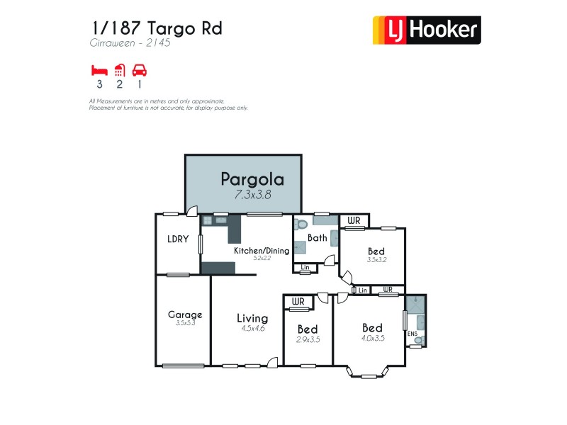 1/187 Targo Road, Girraween NSW 2145 Floorplan