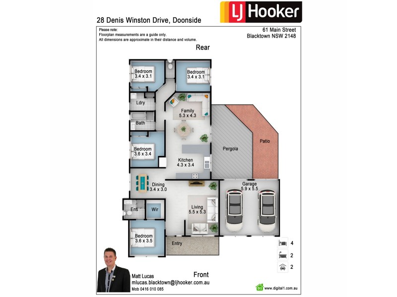 28 Denis Winston Drive, Doonside NSW 2767 Floorplan