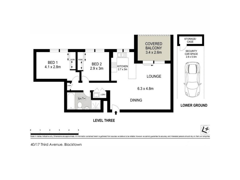 40/17-19 Third Avenue, Blacktown NSW 2148 Floorplan