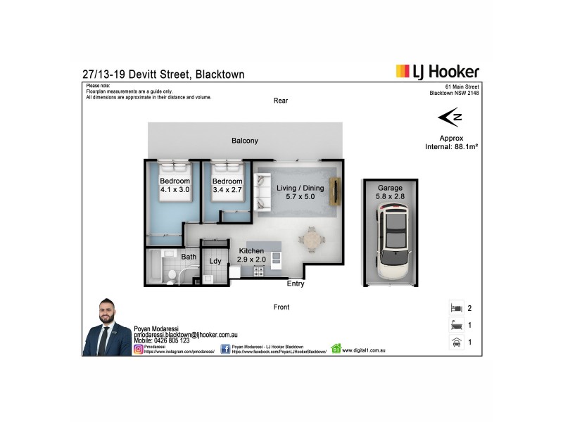 27/13-19 Devitt Street, Blacktown NSW 2148 Floorplan