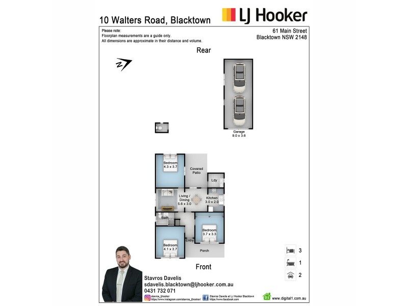 10 Walters Road, Blacktown NSW 2148 Floorplan