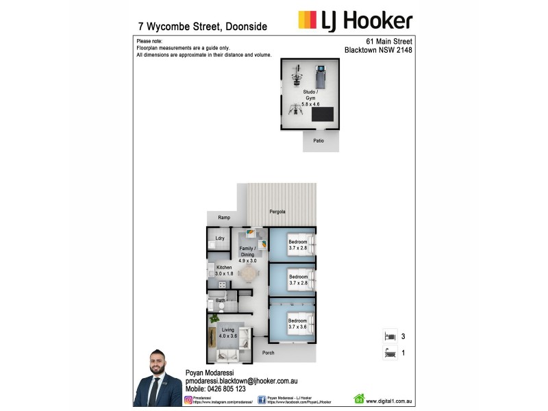 7 Wycombe Street, Doonside NSW 2767 Floorplan