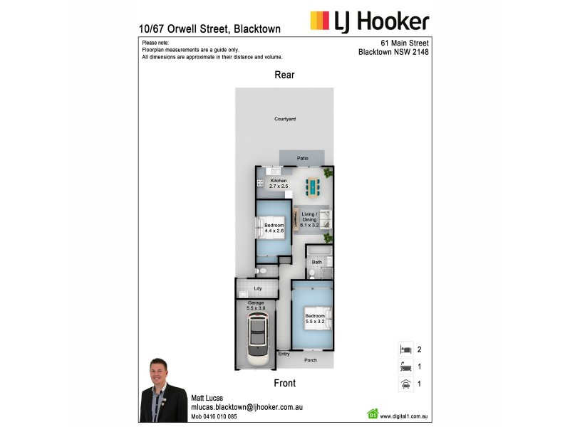 10/67 Orwell Street, Blacktown NSW 2148 Floorplan
