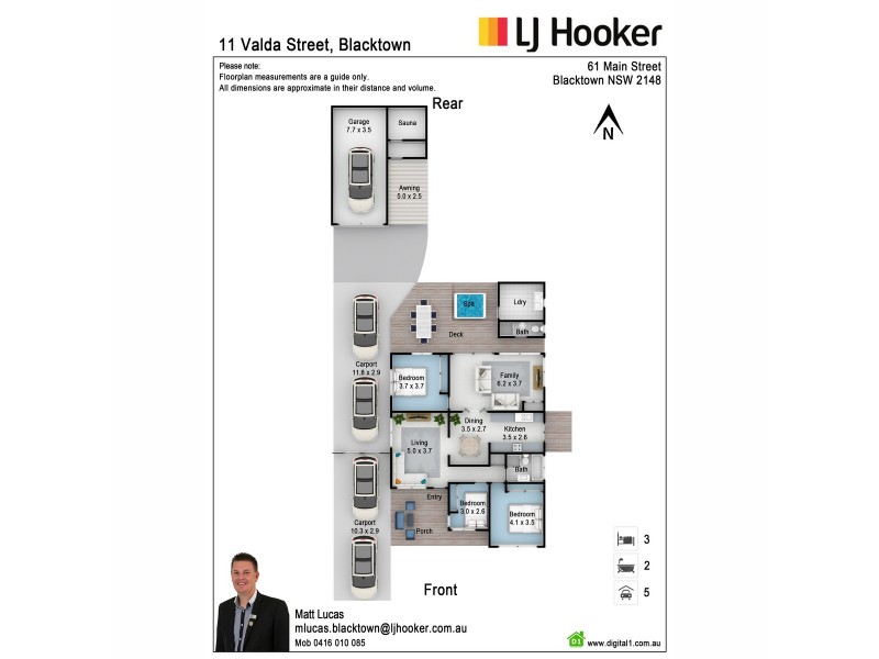 11 Valda Street, Blacktown NSW 2148 Floorplan