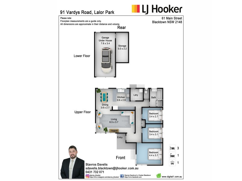 91 Vardys Road, Lalor Park NSW 2147 Floorplan