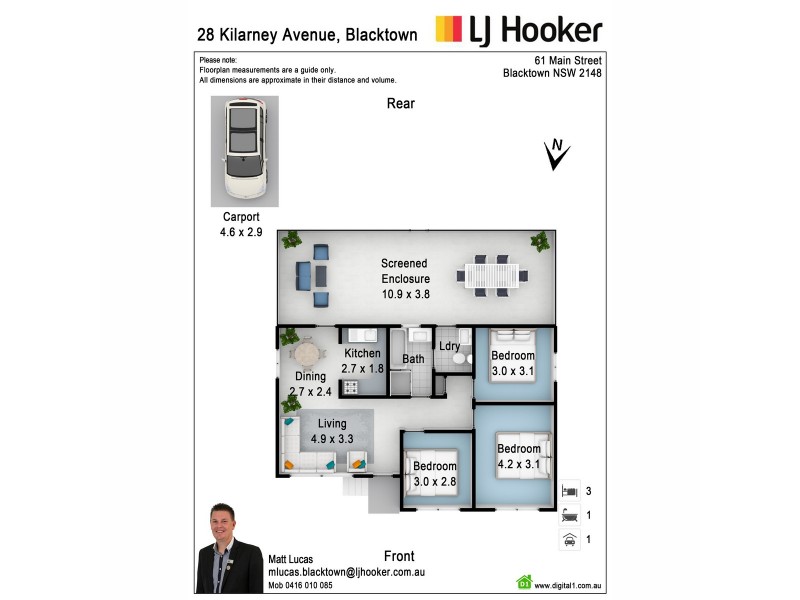 28 Killarney Avenue, Blacktown NSW 2148 Floorplan