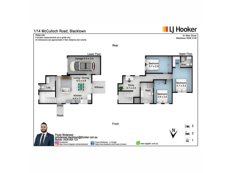 1/14 McCulloch Road, Blacktown NSW 2148 Floorplan