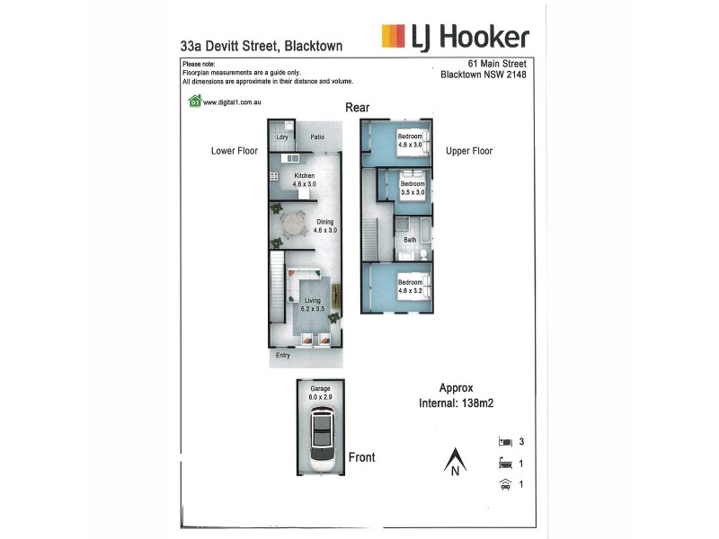 33A Devitt Street, Blacktown NSW 2148 Floorplan