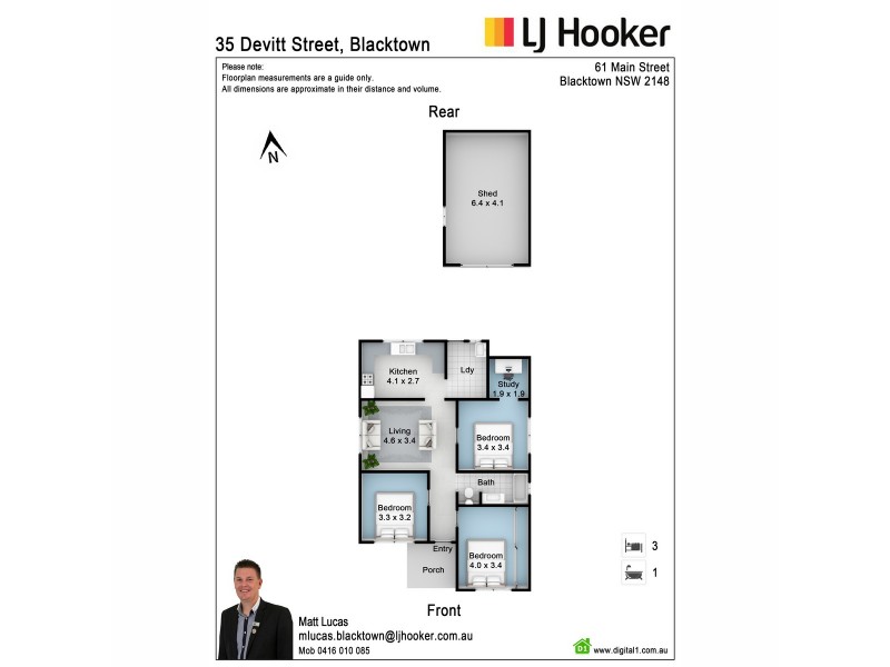 35 Devitt Street,, Blacktown NSW 2148 Floorplan