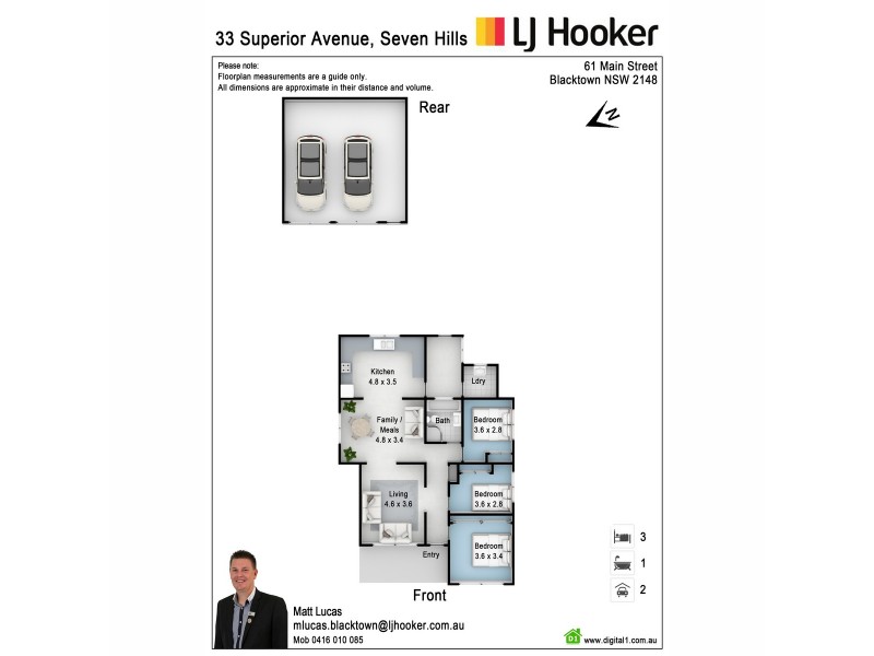 33 Superior Avenue, Seven Hills NSW 2147 Floorplan