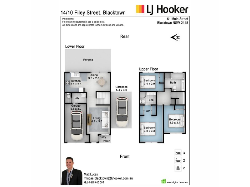 14/10 Filey Street, Blacktown NSW 2148 Floorplan