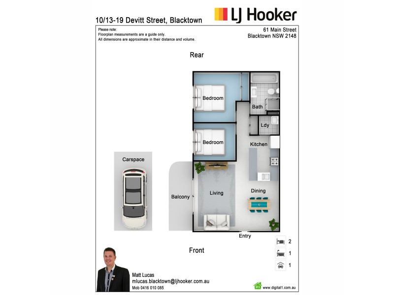 10/13-19 Devitt Street, Blacktown NSW 2148 Floorplan