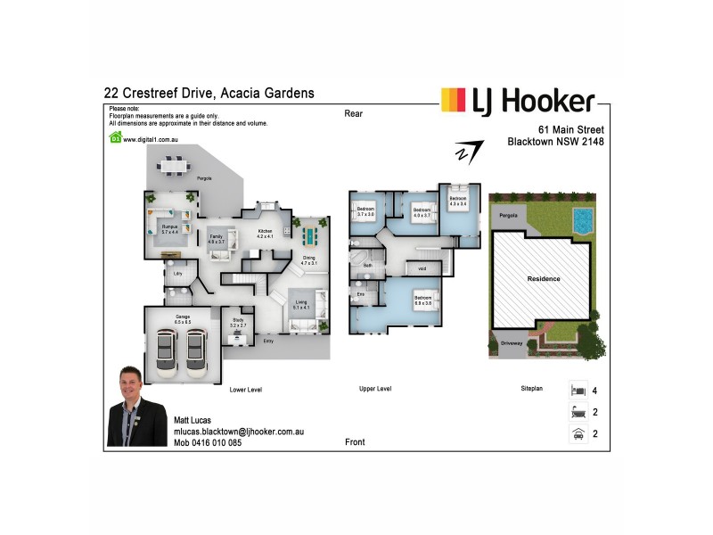 22 Crestreef Drive, Acacia Gardens NSW 2763 Floorplan
