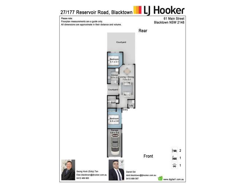 27/177 Reservoir Road, Blacktown NSW 2148 Floorplan