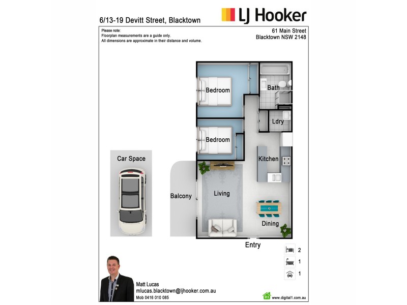 6/13-19 Devitt Street, Blacktown NSW 2148 Floorplan