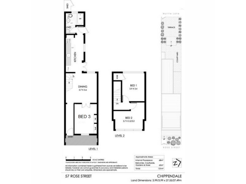 57 Rose Street, Chippendale NSW 2008 Floorplan