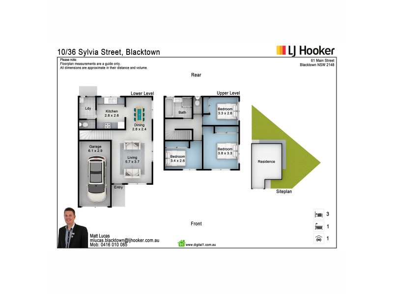 10/36 Sylvia Street, Blacktown NSW 2148 Floorplan