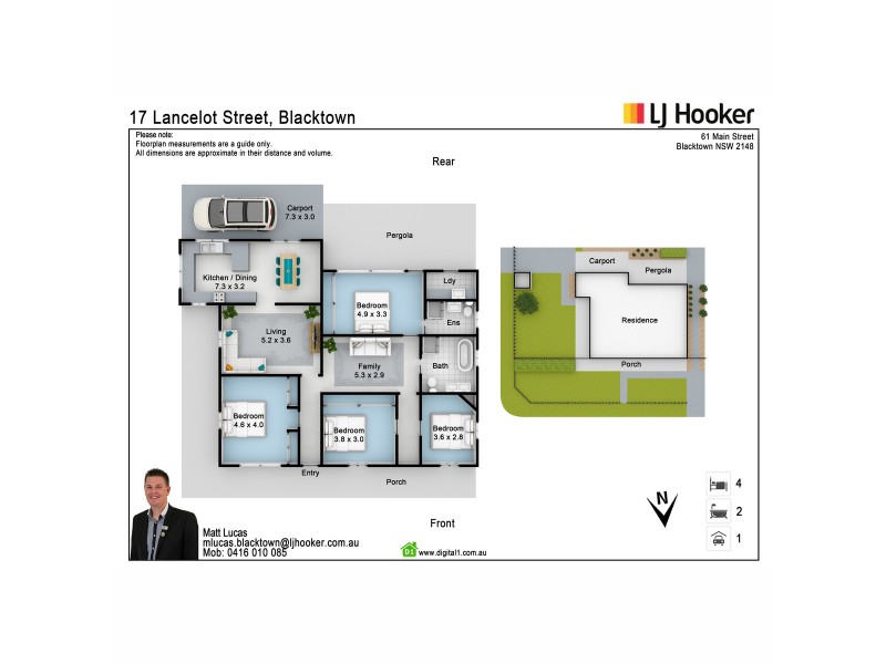 17 Lancelot Street, Blacktown NSW 2148 Floorplan